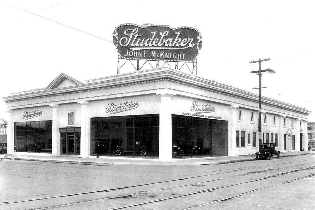 1925 McKnight Studebaker Dealership San Diego California